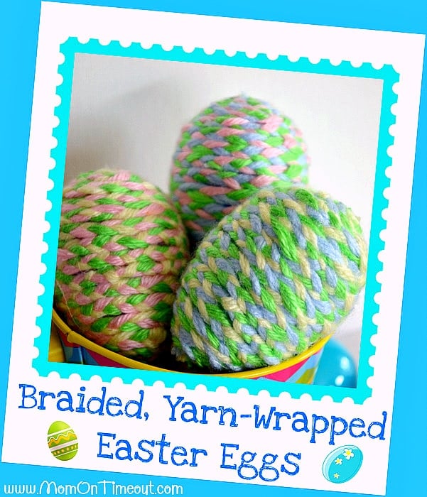 Braided-Yarn-Wrapped-Easter-Eggs-Craft