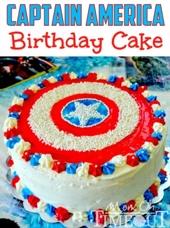 Captain America Birthday Cake on Captain America Birthday Cake Tutorial