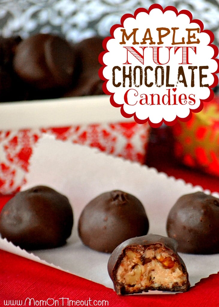 maple nut chocolate candies