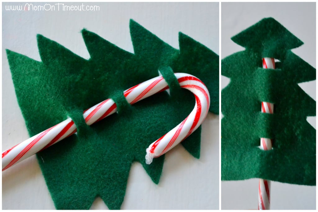 Candy Cane Christmas Trees Craft - Mom On Timeout