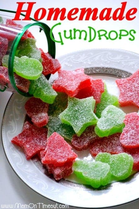 These Homemade Gumdrops are the perfect treat to make for friends and family during the holidays! | MomOnTimeout.com #recipes #Christmas