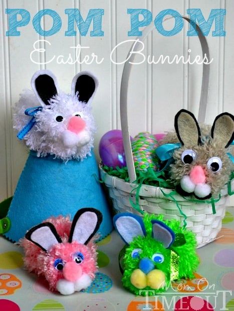 Pom Pom Easter Bunny Craft