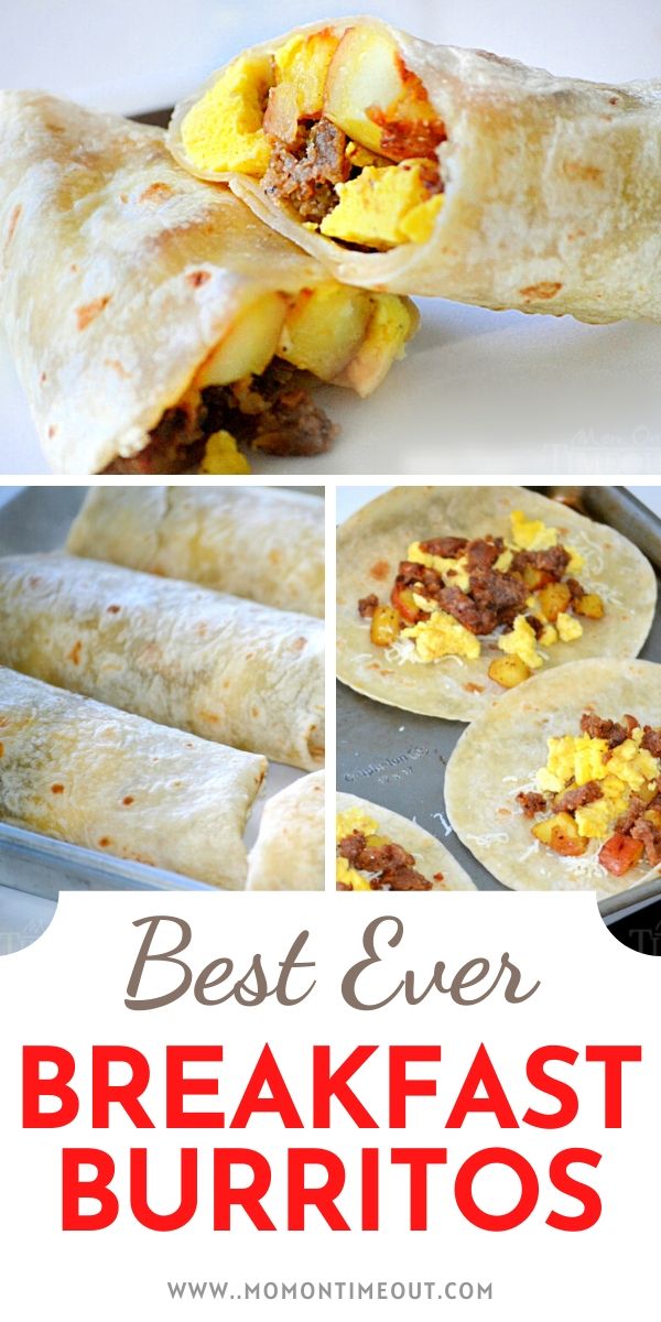 Easy Breakfast Burritos (Freezer Friendly!) Mom On Timeout