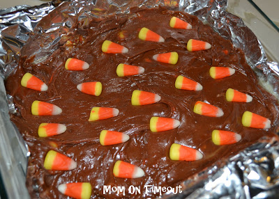 Candy Corn Fudge | MomOnTimeout.com #halloween #fudge #recipe