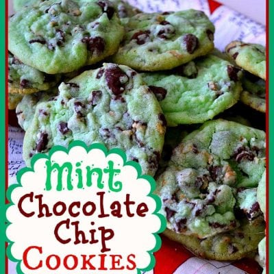 Mint Chocolate Chip Cookies Recipe