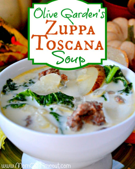Copycat Olive Garden Zuppa Toscana Soup Recipe | MomOnTimeout.com - Tastes exactly like the original! #soup #copycat #recipe