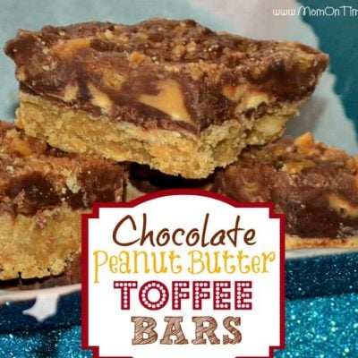 Chocolate Peanut Butter Toffee Bars Recipe
