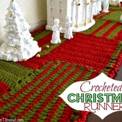 Crocheted Christmas Runner