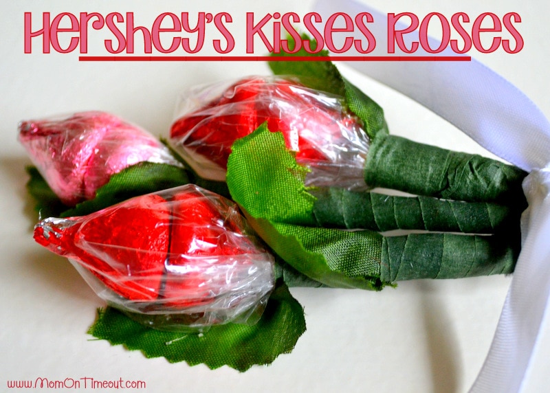 Hershey's Kisses Roses from MomOnTimeout.com | Perfect for weddings, Valentine's Day, anniversaries and more! #ValentinesDay #craft Hershey's Kisses Roses from MomOnTimeout.com | Perfect for weddings, Valentine's Day, anniversaries and more! #ValentinesDay #craft