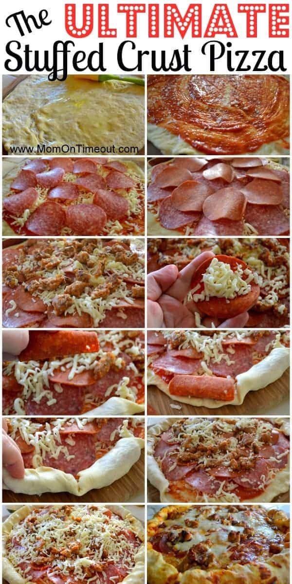 The Ultimate Stuffed Crust Pizza Recipe The Ultimate Stuffed Crust Pizza Recipe