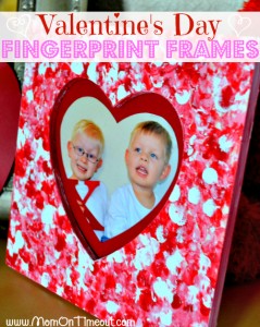 Valentine's Day Fingerprint Frames