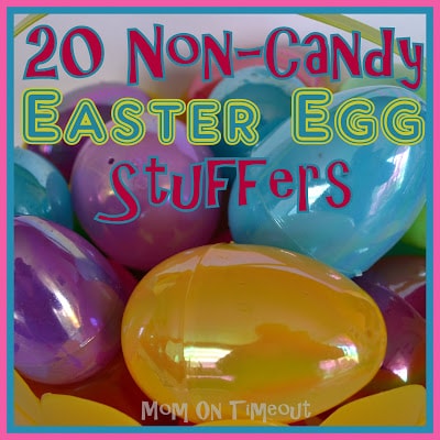 20+ Non-Candy Easter Egg Stuffers - It's that time of year when we're filling eggs for the annual Easter Egg Hunt and we're TRYING to limit the amount of candy. Here are some great ideas for stuffing those Easter eggs with fun items that aren't candy! | Mom On Timeout 1y 1y Saved to Easter