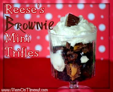 Reese's Brownie Mini Trifles
