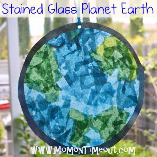 Stained Glass Planet Earth {Earth Day Craft}