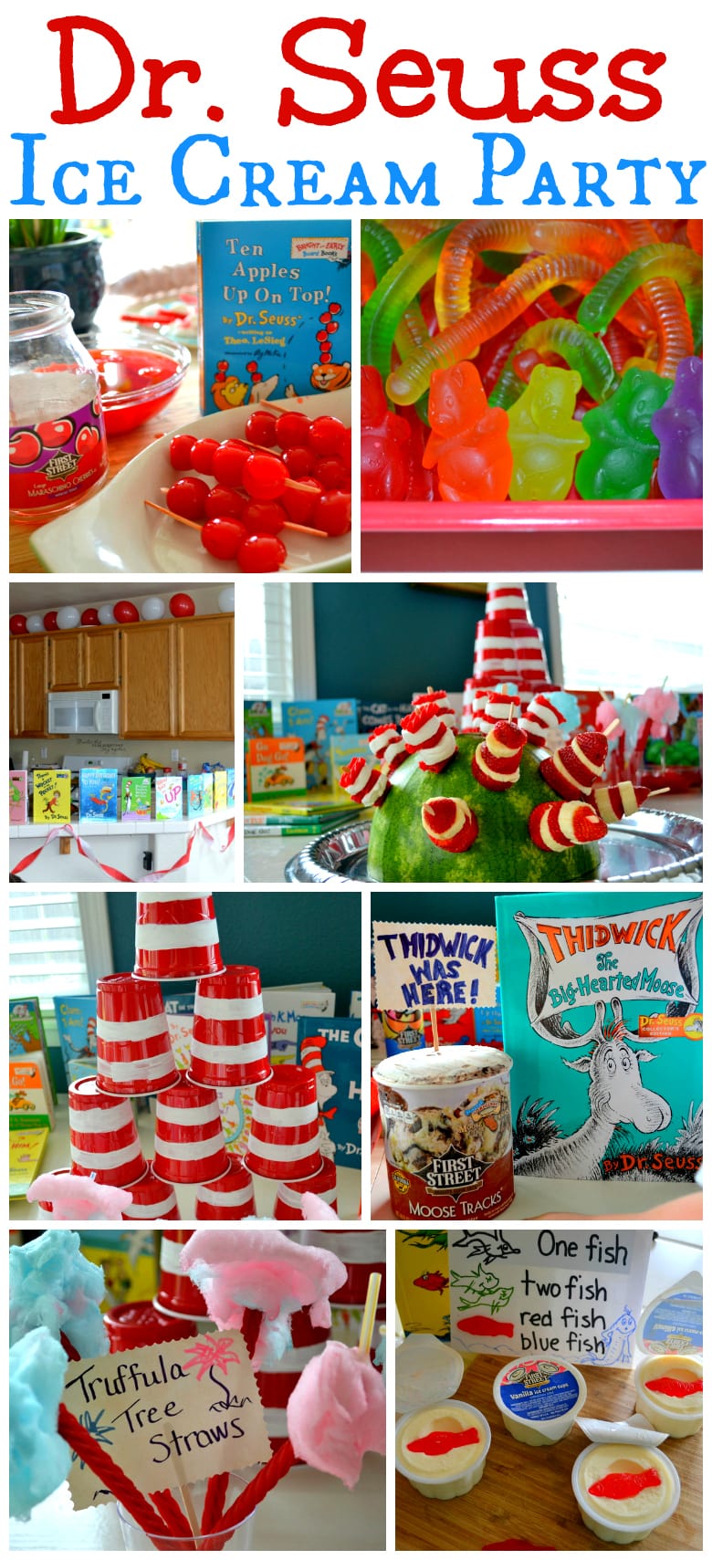 Dr Seuss Ice Cream Party | MomOnTimeout.com