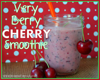 Very Berry Cherry Smoothie | Mom On Timeout