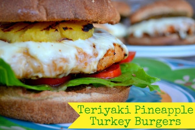 Teriyaki Pineapple Turkey Burgers | MomOnTimeout.com