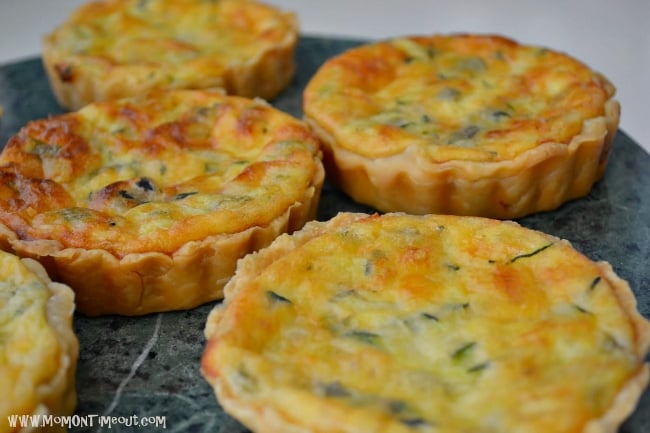 Zucchini and Green Chile Quiche | MomOnTimeout.com