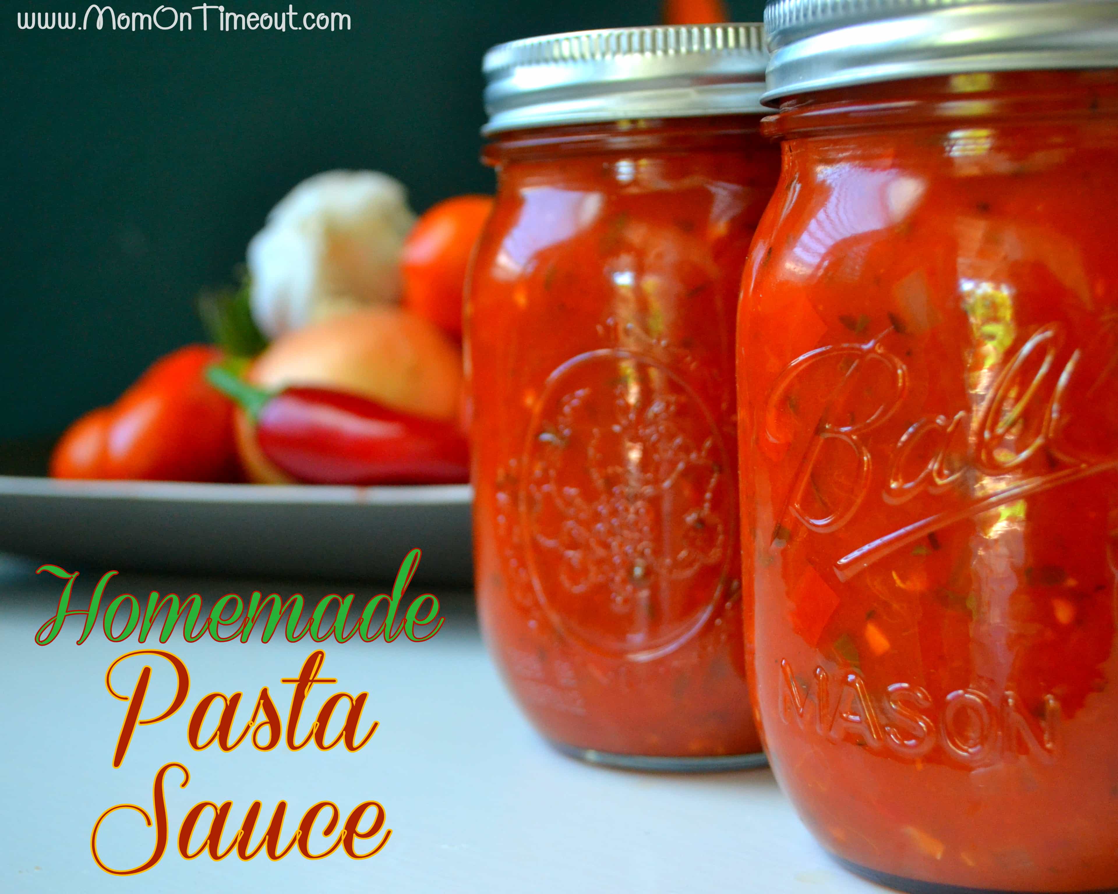 Homemade Pasta Sauce Recipe - Mom On Timeout