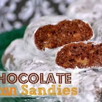 Chocolate Pecan Sandies recipe