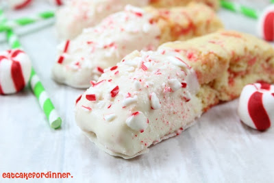 Candy Cane Biscotti