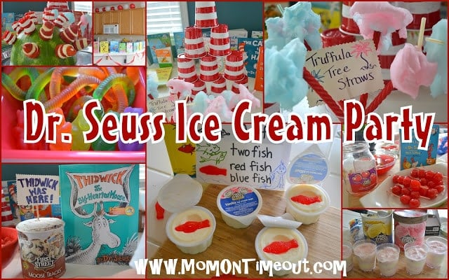 Dr Seuss Ice Cream Party