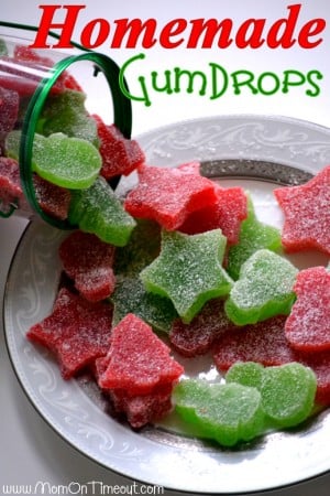 Homemade Gumdrops | MomOnTimeout.com #recipes #Christmas