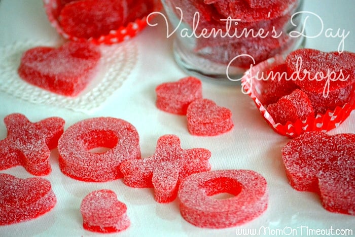 Valentine's Day Homemade Gumdrops | MomOnTimeout.com - Easy to make and yummy to eat! #valentinesday #recipe