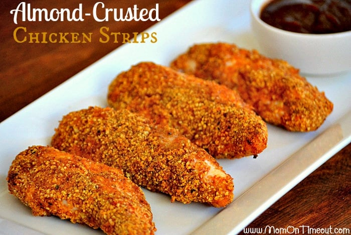 Heart Healthy Almond Crusted Chicken Strips