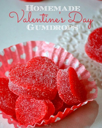 Homemade Valentine's Day Gumdrops