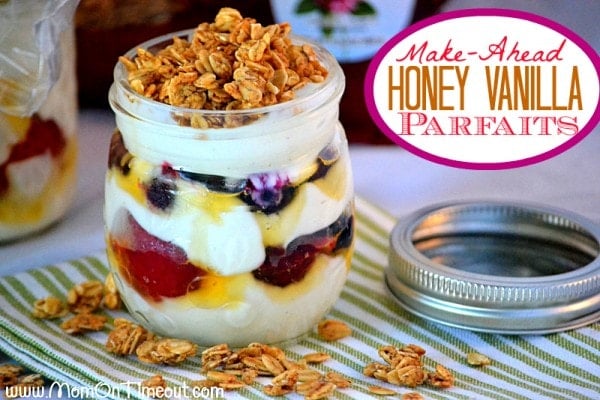 Make-Ahead Honey Vanilla Parfaits