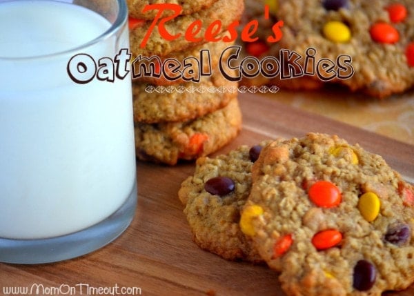 Reese's Easy Freezer Friendly Oatmeal Cookies