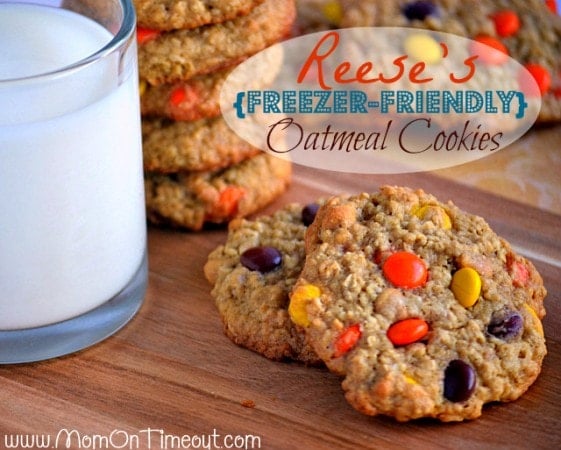 Reese's Freezer Friendly Oatmeal Cookies