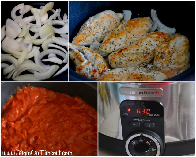 Slow Cooker Chicken Parm