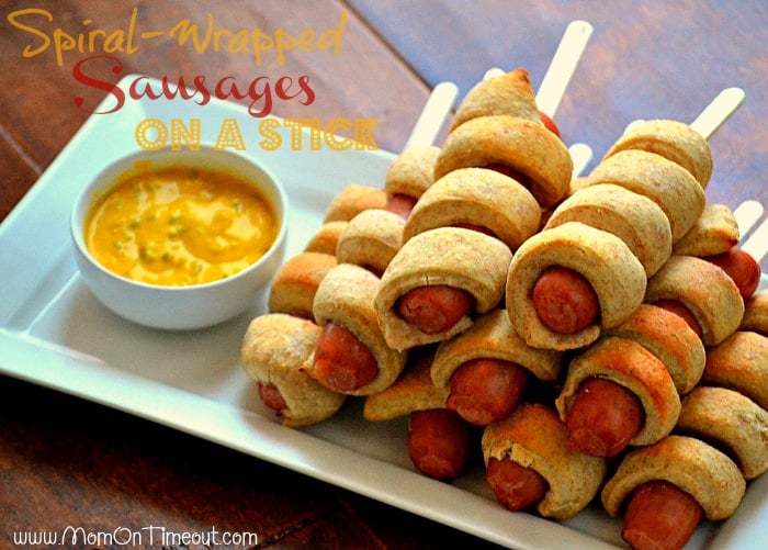 Spiral-Wrapped Sausages On a Stick Recipe