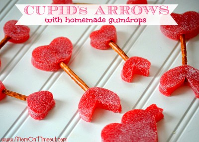 Cupid's Arrows with Homemade Gumdrops