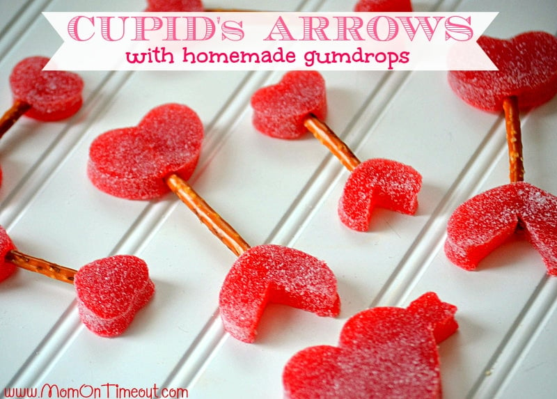 Cupid's Arrows with Homemade Gumdrops