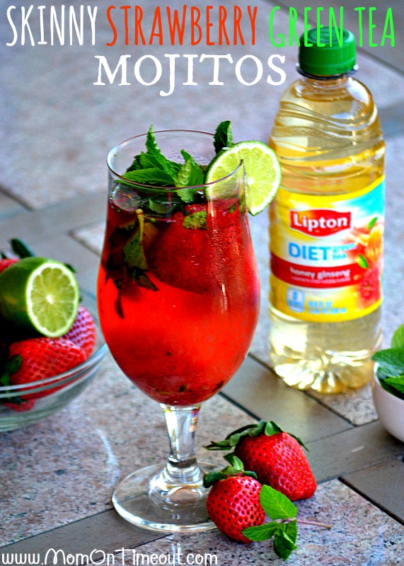 Skinny-Strawberry-Lipton-Green-Tea-Mojitos-Recipe