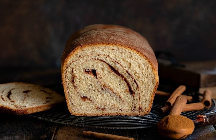 cinnamon bread recipe wide shot