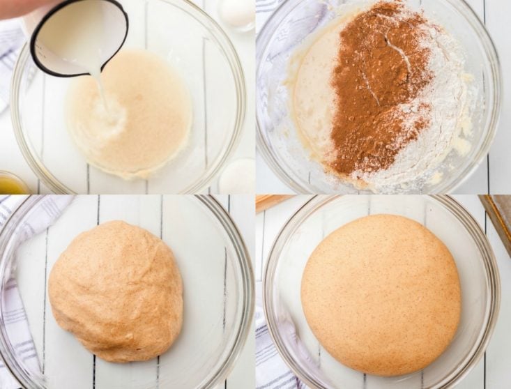 how to make cinnamon bread collage with dough