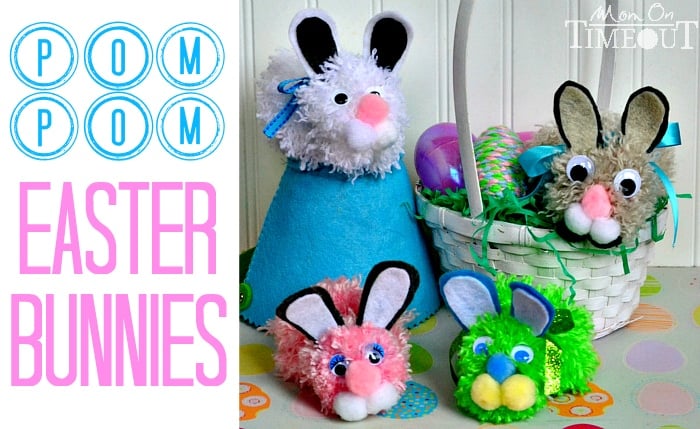 Pom-Pom-Bunny-Easter-Craft