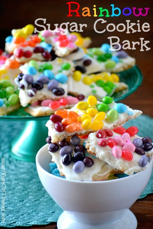 Rainbow Sugar Cookie Bark Recipe 
