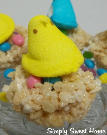 rice krispie nests