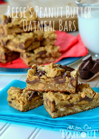 Reeses-Peanut-Butter-Oatmeal-Bars