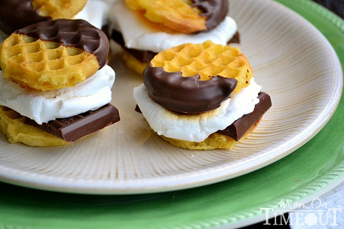 Smores Waffle Sliders | Mom On Timeout