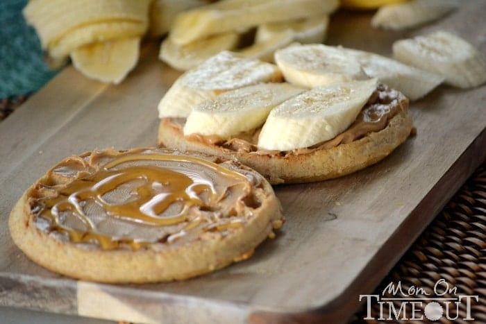 waffle-peanut-butter-banana-honey-sandwich