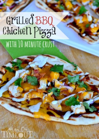 Grilled-BBQ-Chicken-Pizza-Recipe-10-Minute-Crust