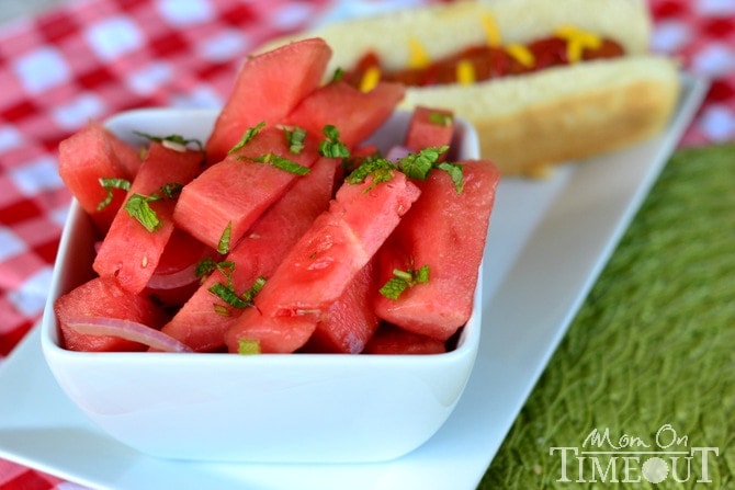 Balsamic Watermelon Salad