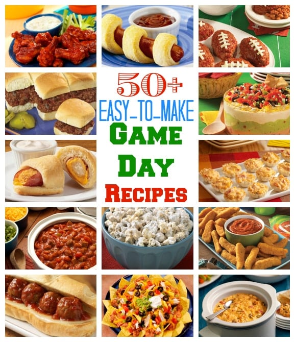 Over 50 Easy-to-Make Game Day Recipes