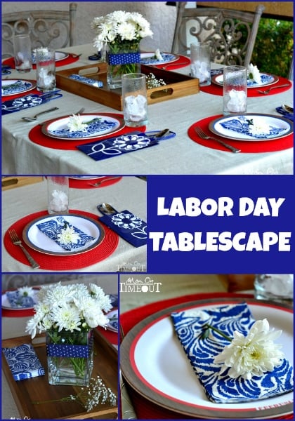 Labor Day Tablescape Ideas from MomOnTimeout.com